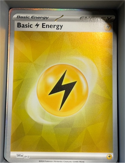 2024 Pokémon Scarlet & Violet #012 Basic Lightning Energy — front