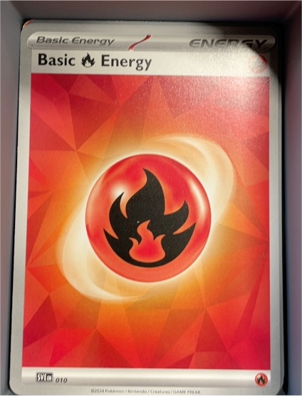 2024 Pokemon Scarlet & Violet Basic Fire Energy #010 — front