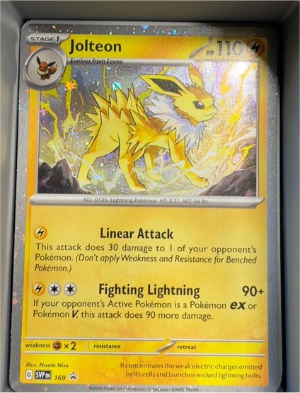 2025 Pokémon SV: Scarlet & Violet Promo #169 Jolteon — front