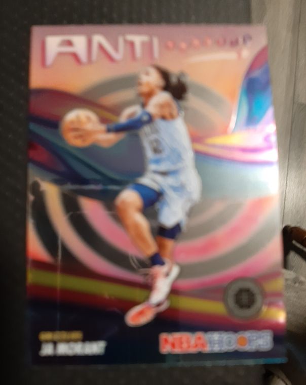 2023-24 Panini NBA Hoops Premium Stock #19 Ja Morant Anti Gravity — front