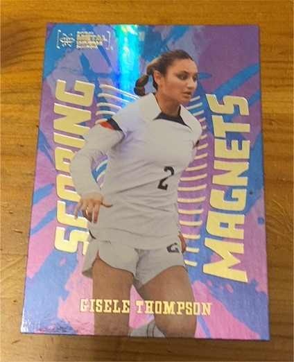 2024 SkyBox Metal Universe Champions #SM-6 Gisele Thompson Scoring Magnets — front