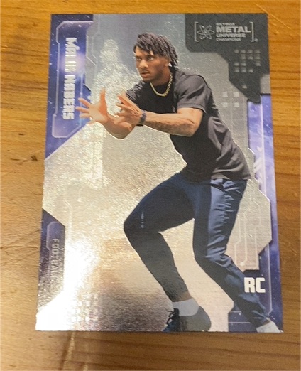 2024 Skybox Metal Universe Champions #38 Malik Nabers Rookie RC — front