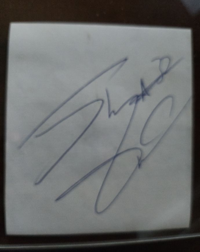 Stephen Baldwin Signed 3x5 Index Card — front
