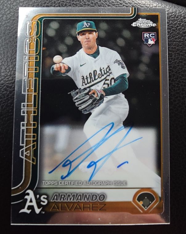 2025 Topps Chrome #RA-AAL Armando Alvarez — front