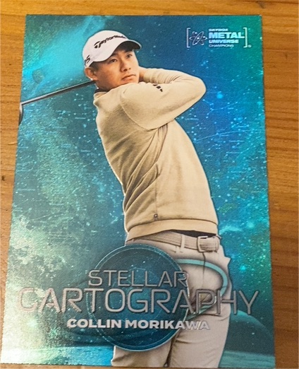 2024 SkyBox Metal Universe Champions #109 Collin Morikawa Stellar Cartography — front