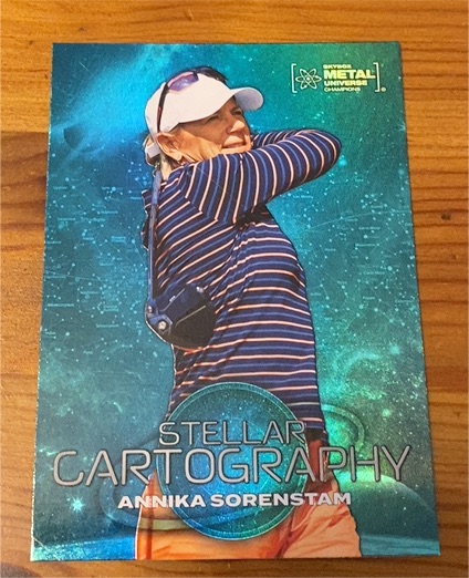 2024 SkyBox Metal Universe Champions #107 Annika Sorenstam — front