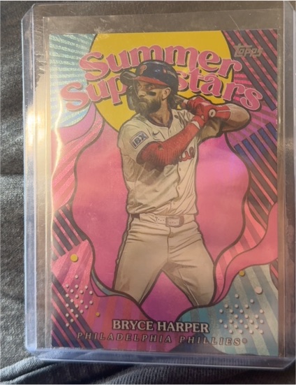 2025 Topps Series 2 #SS-31 Bryce Harper Summer Superstars Philadelphia Phillies — front