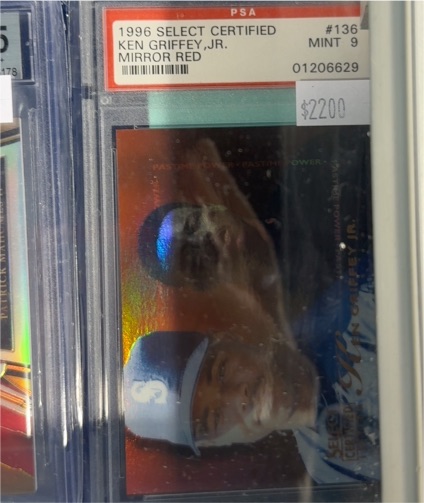 1996 Select Certified #136 Ken Griffey Jr. Mirror Red — front