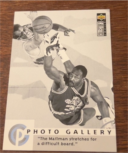 1995-96 Upper Deck Collector's Choice #402 Karl Malone — front