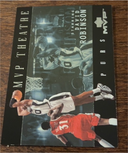 2000 Upper Deck MVP Theatre David Robinson — front