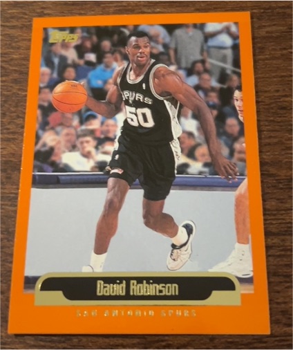 1999-00 Topps #73 David Robinson — front