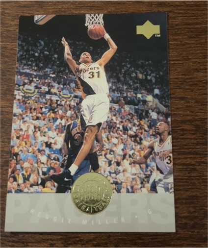 1995-96 Upper Deck #179 Reggie Miller — front