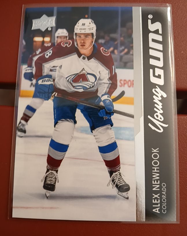 2021-22 Upper Deck Series 2 Young Guns #461 Alex Newhook — front