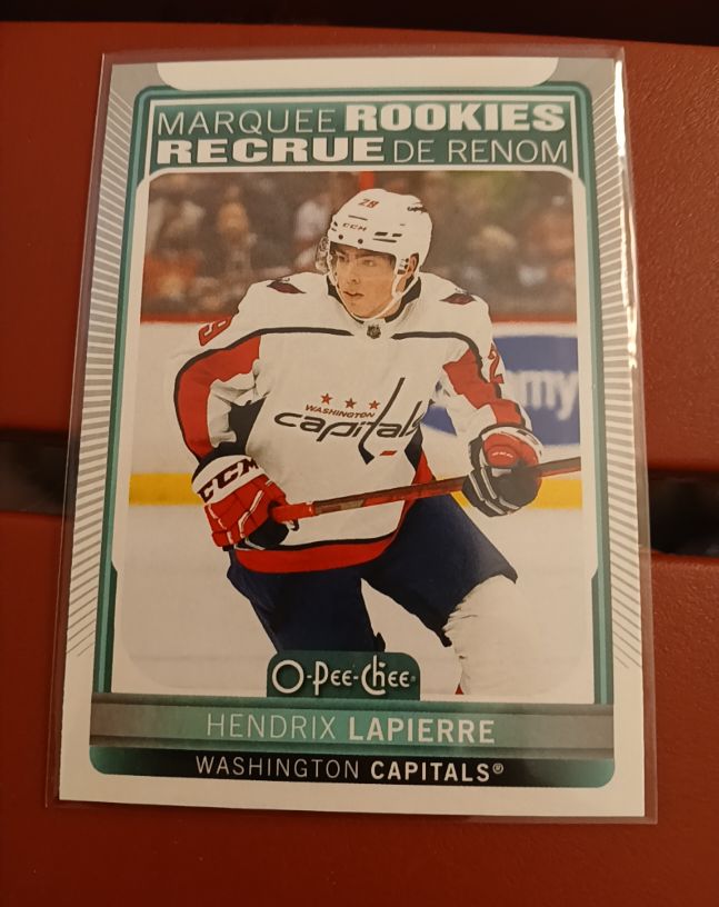 2021-22 O-Pee-Chee Marquee Rookies #624 Hendrix Lapierre — front