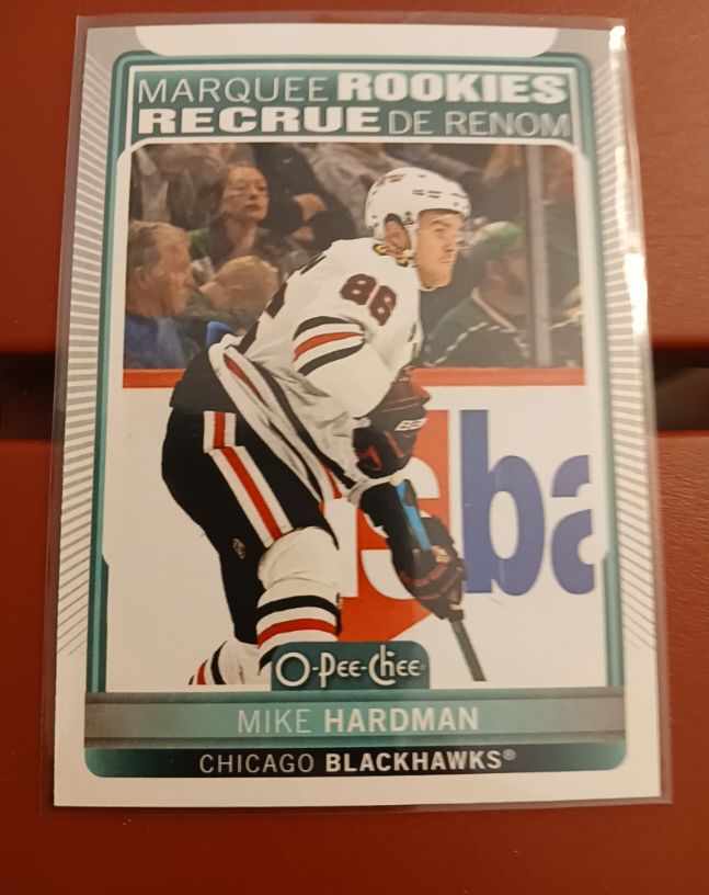 2021-22 O-Pee-Chee Marquee Rookies #639 Mike Hardman — front