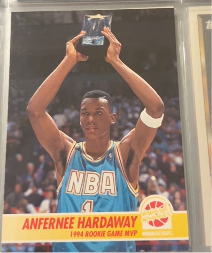 1994 SkyBox NBA Hoops #264 Anfernee Hardaway Rookie Game MVP — front