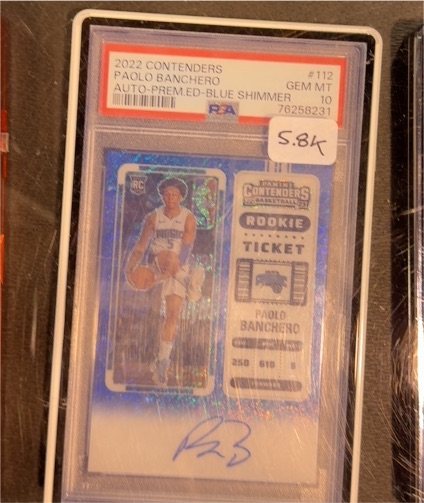 2022 Panini Contenders #112 Paolo Banchero — front