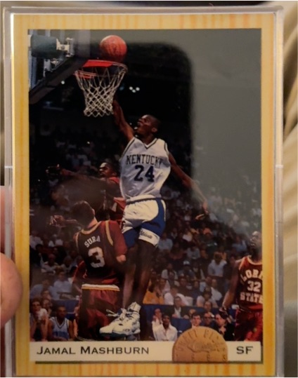 1993 Classic Draft Picks #3 Jamal Mashburn — front