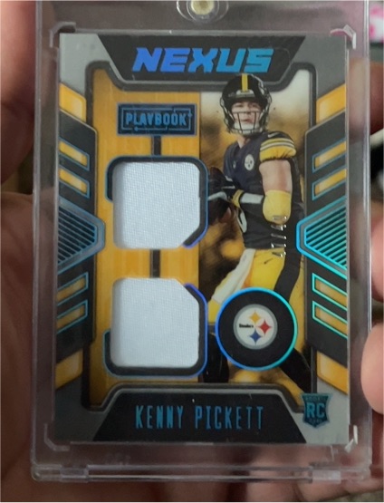 2022 Panini Playbook Nexus Jerseys #NJ-19 Kenny Pickett — front