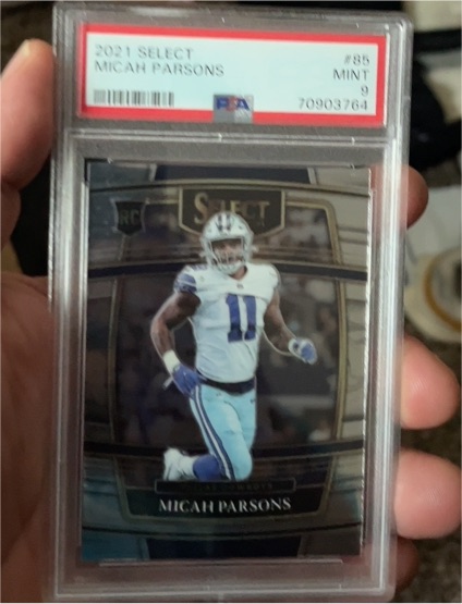 2021 Panini Select #85 Micah Parsons — front
