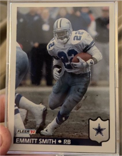 1992 Fleer #89 Emmitt Smith — front