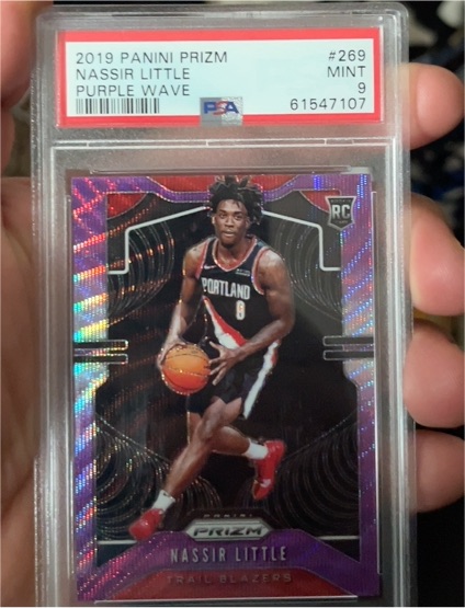 2019 Panini Prizm #269 Nassir Little — front