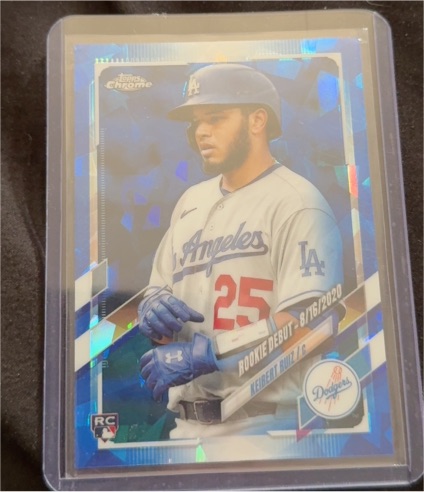 2021 Topps Chrome Update #US309 Keibert Ruiz Rookie Debut — front