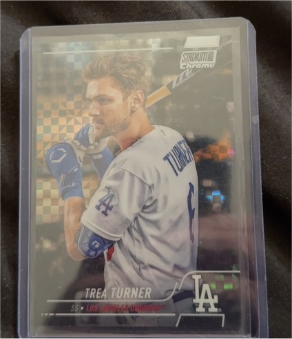 2022 Topps Stadium Club Chrome #177 Trea Turner — front