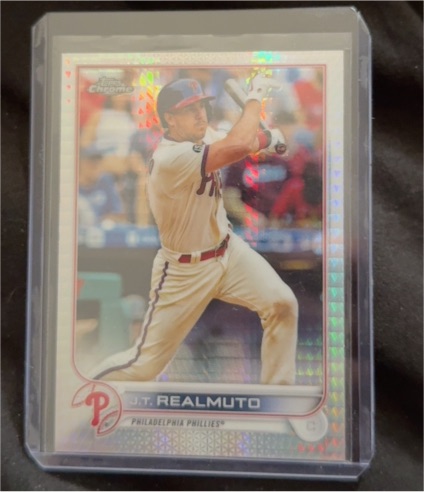 2022 Topps Chrome #13 J.T. Realmuto — front