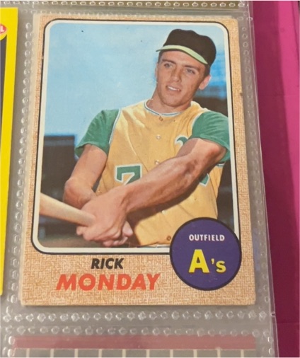1968 Topps #282 Rick Monday — front