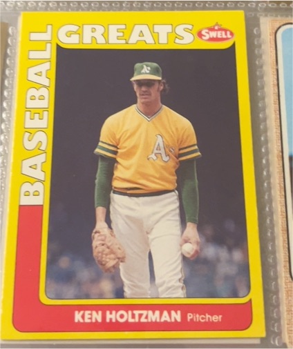 1991 Swell Baseball Greats #40 Ken Holtzman — front