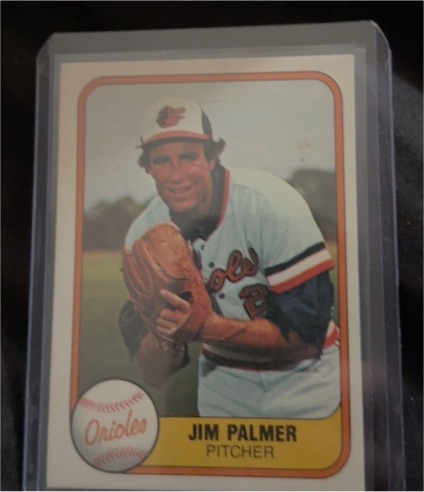 1981 Fleer #169 Jim Palmer — front