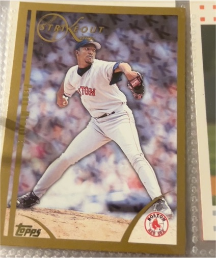 1999 Topps #449 Pedro Martinez Strikeout Kings — front