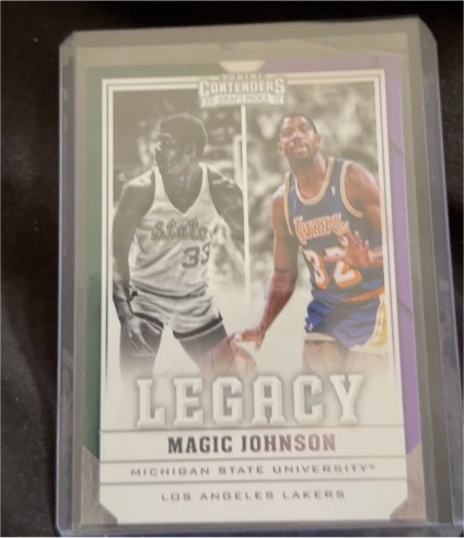2017-18 Panini Contenders Draft Picks #27 Magic Johnson Legacy — front