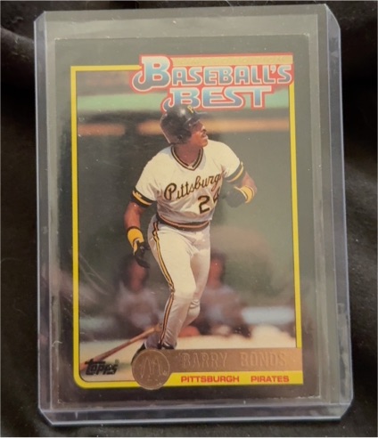 1992 Topps McDonald's Baseball's Best #12 Barry Bonds — front