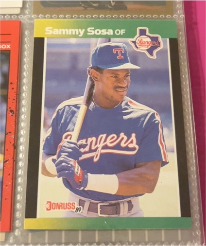 1989 Donruss Baseball's Best #324 Sammy Sosa — front