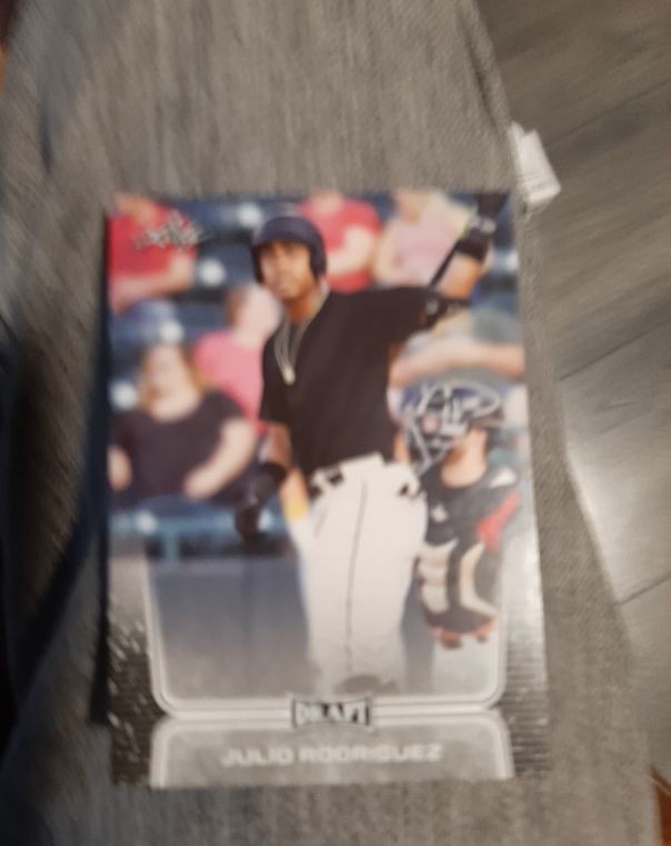2020 Leaf Draft #08 Julio Rodriguez — front