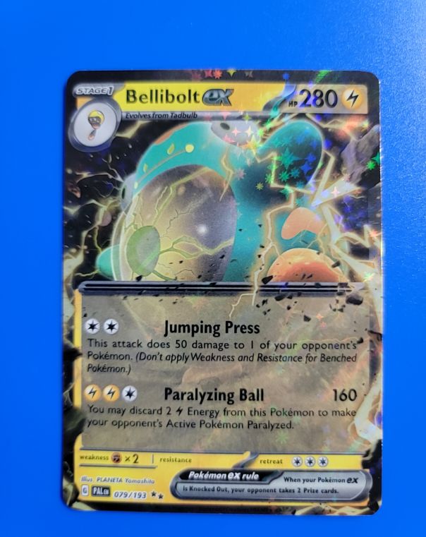 2023 Pokémon TCG Scarlet & Violet Paldea Evolved #079 Bellibolt ex — front