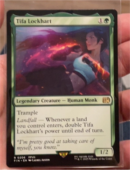 2022 Magic: The Gathering Final Fantasy #0206 Tifa Lockhart — front