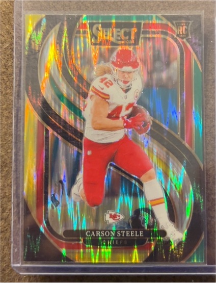 2024 Panini Select Premier Level #142 Carson Steele — front
