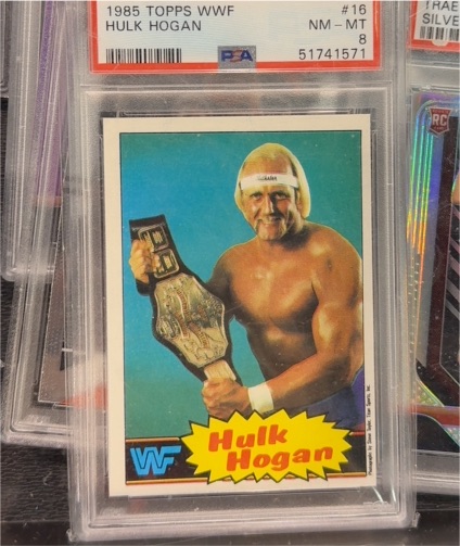 1985 Topps WWF #16 Hulk Hogan — front