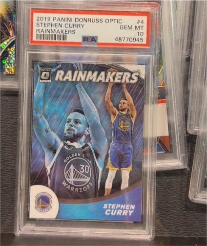 2019 Panini Donruss Optic #4 Stephen Curry Rainmakers — front