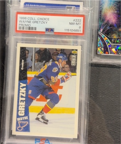 1996 Upper Deck Collector's Choice #222 Wayne Gretzky Promo — front