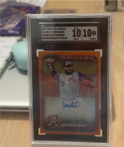 2024 Topps Chrome Update #RA-ODE Daysbel Hernandez — front