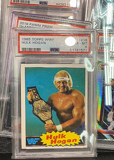 1985 Topps WWF #16 Hulk Hogan — front