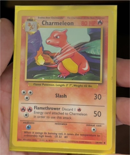 1999 Pokémon Base Set #24 Charmeleon — front