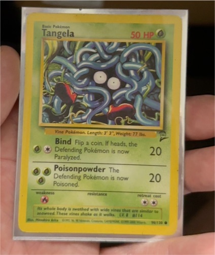 1999 Pokémon Base Set #66 Tangela — front