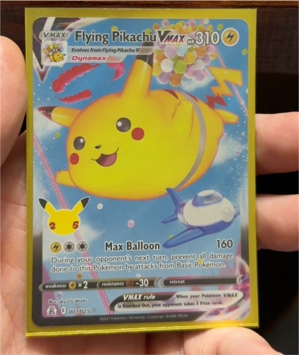 2021 Pokémon Celebrations #007 Flying Pikachu VMAX — front