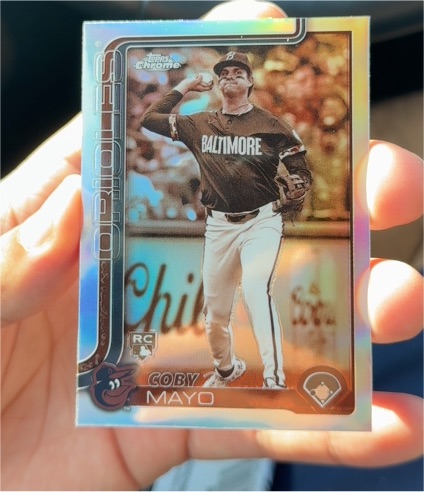 2025 Topps Chrome #20 Coby Mayo — front