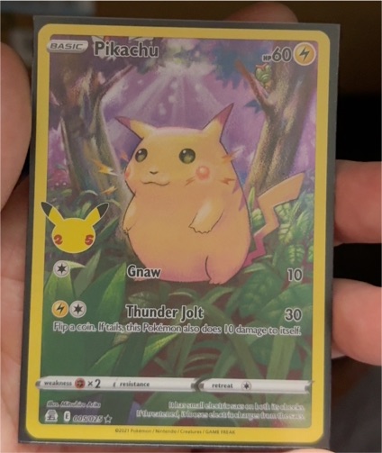 2021 Pokemon Celebrations #005 Pikachu — front